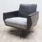 Vintage Leather Swivel Armchair 3