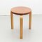 Alvar Aalto Stool in Leather for Artek, 1960s, Image 6