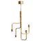 Small Raw Brass Strapatz Ceiling Lamp by Sabina Grubbeson for Konsthantverk Tyringe 1 1