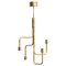 Small Raw Brass Strapatz Ceiling Lamp by Sabina Grubbeson for Konsthantverk Tyringe 1, Image 1