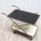 Vintage Serving Cart with Glass Tops, Image 2