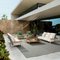 Steel Teak and Fabric Fenc-E-Nature Outdoor Sofa by Philippe Starck for Cassina 8