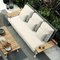 Steel Teak and Fabric Fenc-E-Nature Outdoor Sofa by Philippe Starck for Cassina, Image 7