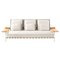 Steel Teak and Fabric Fenc-E-Nature Outdoor Sofa by Philippe Starck for Cassina 1