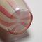 Murano Kunstglas Vase mit rosa Streifen von Archimede Seguso, 1950er 7