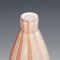 Murano Kunstglas Vase mit rosa Streifen von Archimede Seguso, 1950er 5