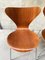 Teak Dining Chairs 3107 by Arne Jacobsen for Fritz Hansen, 1960s, Set of 4, Image 8