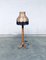 Lámpara de pie vintage de bambú, años 70, Imagen 8