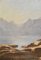 Peinture Paysage de Montagne, 19ème Siècle, Huile sur Papier, Encadrée 3
