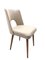 Beige Wool Shell Dining Chair by Lesniewski for Słupsk Furniture Fabryki, 1962, Image 1