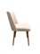 Beige Wool Shell Dining Chair by Lesniewski for Słupsk Furniture Fabryki, 1962 7