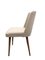 Beige Wool Shell Dining Chair by Lesniewski for Słupsk Furniture Fabryki, 1962, Image 5