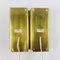 Scandinavian Glass & Brass Wall Lights or Sconces by Carl Fagerlund for Orrefors & Lyfa, 1960s, Set of 2 8