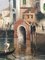 Venecia - Pintura italiana de paisaje al óleo sobre lienzo, Imagen 3