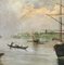 Venecia - Pintura italiana de paisaje al óleo sobre lienzo, Imagen 5