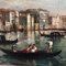 Giancarlo Gorini, Venice, Italian School, Oil on Canvas, Framed 10