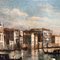 Giancarlo Gorini, Venice, Italian School, Oil on Canvas, Framed 9