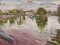 Jackson Gary, Kew Bridge Towards Strand-on-the-Green, XX secolo, Olio su tavola, Immagine 1