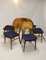 Traditional Slatted Wood Chairs, Mid-20th Century, Set of 6 11