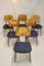 Traditional Slatted Wood Chairs, Mid-20th Century, Set of 6 16