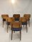 Traditional Slatted Wood Chairs, Mid-20th Century, Set of 6 12