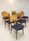 Traditional Slatted Wood Chairs, Mid-20th Century, Set of 6 15
