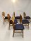 Traditional Slatted Wood Chairs, Mid-20th Century, Set of 6 14