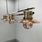 Industrial Copper and Brass Dining Light 2