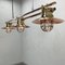 Industrial Copper and Brass Dining Light 5