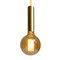 Mid-Century Modern Danish Pendants Lights with Gold Brass Finish, Set of 7 6