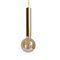 Mid-Century Modern Danish Pendants Lights with Gold Brass Finish, Set of 7 4