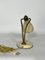 Mid-Century Lacquered Brass Orientable Table Lamp Attributed to Arredoluce, 1950s 4