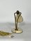 Mid-Century Lacquered Brass Orientable Table Lamp Attributed to Arredoluce, 1950s, Image 4