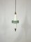 Mid-Century Brass and Triplex Opaline Glass Pendant Lamp from Stilnovo 11