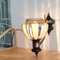 Große Art Deco Wandlampe aus Metall & Rauchglas, 1960er 6