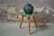 Beech Tripod Plant Table, 1950s, Image 1