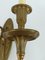 English Brass Double Arm Wall Lamps, Set of 2 5