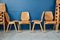 Scandinavian Beech Chairs, Set of 10 1