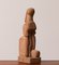 Brutalist Decorative Brown Sanded Concrete Statue, 1980s 5