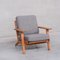 Mid-Century Danish Oak Armchair Ge290 by Hans J Wegner for Getama 11