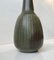 Olive Green Ceramic Collier Vase by Gunnar Nylund for Rörstrand, 1960s 7