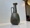 Olive Green Ceramic Collier Vase by Gunnar Nylund for Rörstrand, 1960s 1