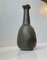 Olive Green Ceramic Collier Vase by Gunnar Nylund for Rörstrand, 1960s 12