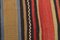 Striped Kilim Runner Rug in Wool, Image 9
