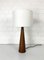 Vintage Scandinavian Table Lamp in Teak Wood, 1960 2