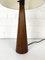 Vintage Scandinavian Table Lamp in Teak Wood, 1960 3