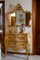 Louis XV Spiegel aus geschnitztem und goldenem Holz 8