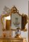 Louis XV Spiegel aus geschnitztem und goldenem Holz 10