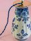 Vintage Handcrafted Lamp with Blue Base from Royal Delft 7
