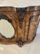 Antique Victorian Burr Walnut and Carved Mirror Credenza, Image 4